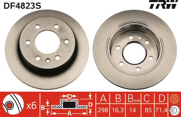 TRW DF4823S - Jarrulevy onlydrive.pro