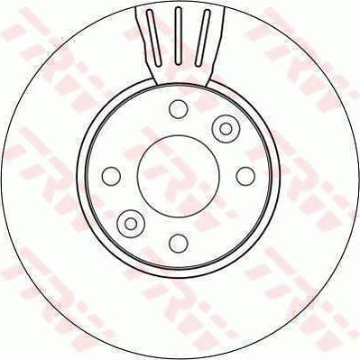 TRW DF4267 - Brake Disc onlydrive.pro