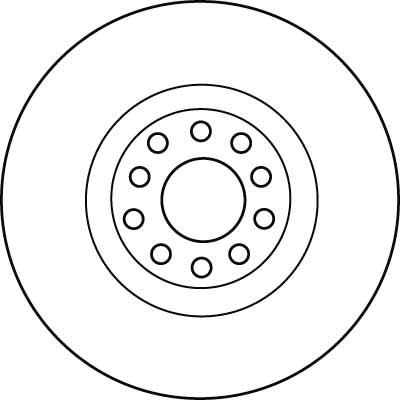 TRW DF4209S - Brake Disc onlydrive.pro