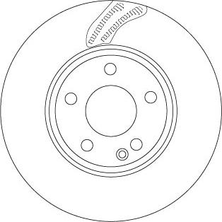 TRW DF6591 - Brake Disc onlydrive.pro