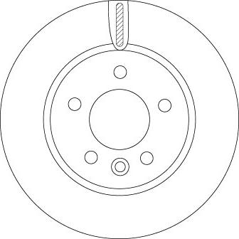 TRW DF6589S - Brake Disc onlydrive.pro