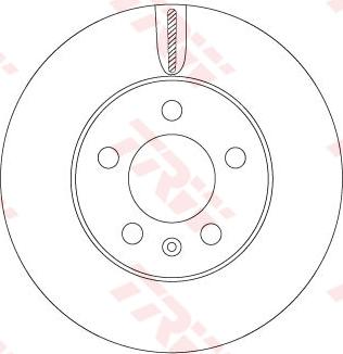 TRW DF6584 - Brake Disc onlydrive.pro