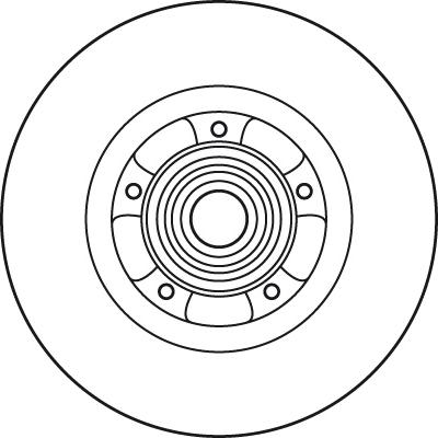 TRW DF6044BS - Brake Disc onlydrive.pro