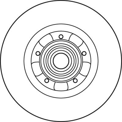 TRW DF6043BS - Brake Disc onlydrive.pro