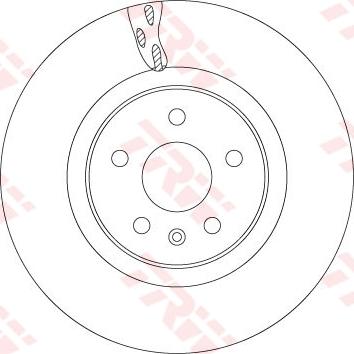 TRW DF6700S - Brake Disc onlydrive.pro