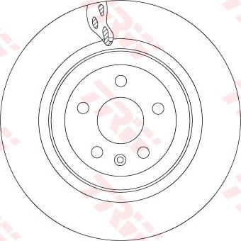 TRW DF6702S - Brake Disc onlydrive.pro