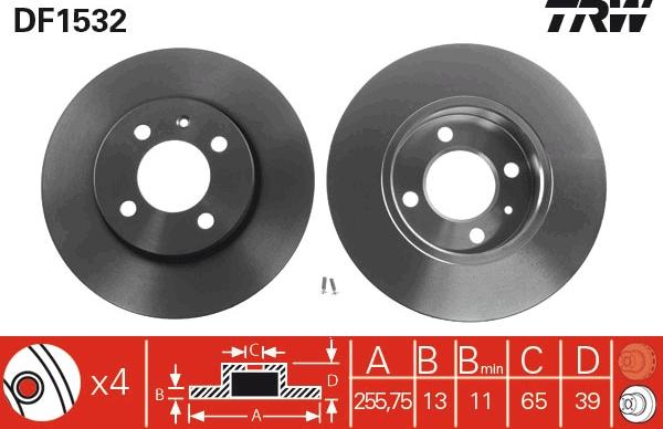 TRW DF1532 - Piduriketas onlydrive.pro