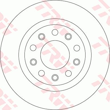 TRW DF8070 - Brake Disc onlydrive.pro