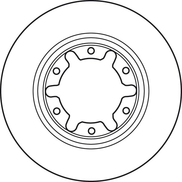 TRW DF7305S - Brake Disc onlydrive.pro