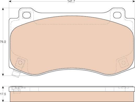 TRW GDB4449 - Тормозные колодки, дисковые, комплект onlydrive.pro