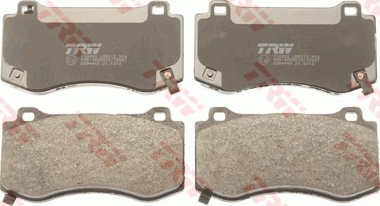 TRW GDB4449 - Brake Pad Set, disc brake onlydrive.pro