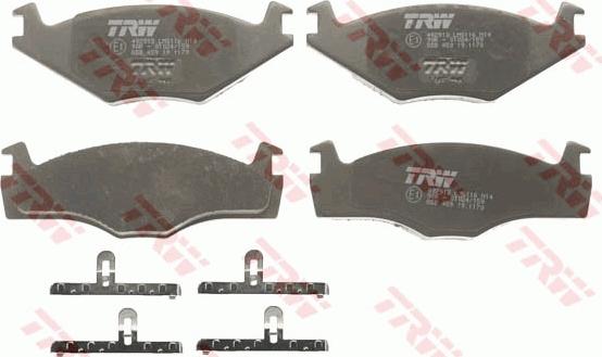 TRW GDB459 - Brake Pad Set, disc brake onlydrive.pro