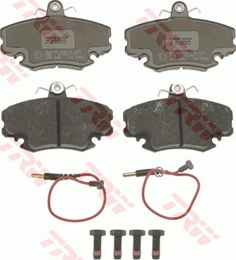 TRW GDB400 - Brake Pad Set, disc brake onlydrive.pro