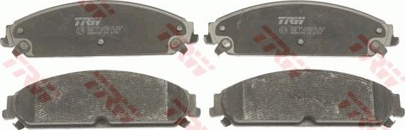 TRW GDB4134 - Brake Pad Set, disc brake onlydrive.pro