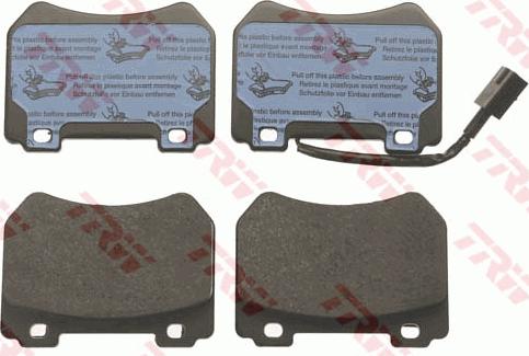 TRW GDB1904 - Brake Pad Set, disc brake onlydrive.pro