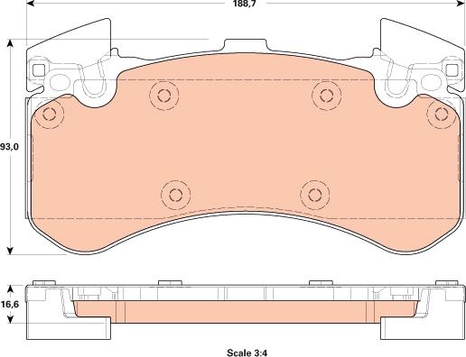 TRW GDB1911 - Тормозные колодки, дисковые, комплект onlydrive.pro