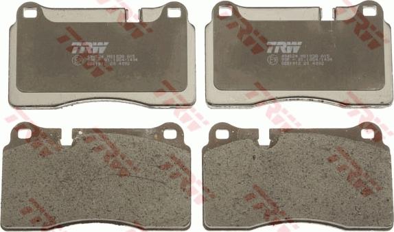 TRW GDB1912 - Brake Pad Set, disc brake onlydrive.pro