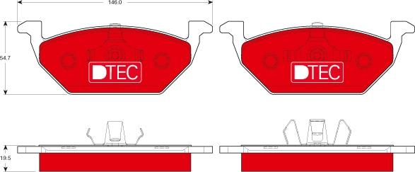 TRW GDB1984DTE - Brake Pad Set, disc brake onlydrive.pro