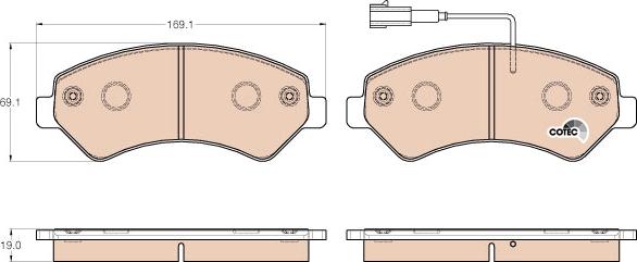 TRW GDB1982 - Brake Pad Set, disc brake onlydrive.pro