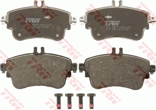 TRW GDB1933 - Brake Pad Set, disc brake onlydrive.pro