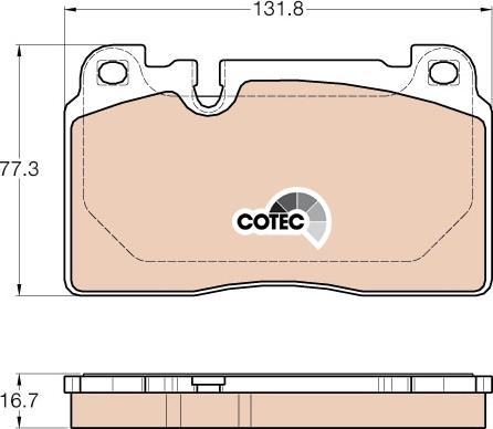 TRW GDB1974 - Brake Pad Set, disc brake onlydrive.pro