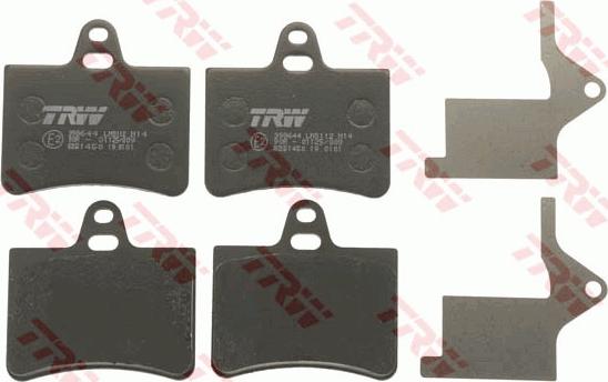 TRW GDB1450 - Brake Pad Set, disc brake onlydrive.pro