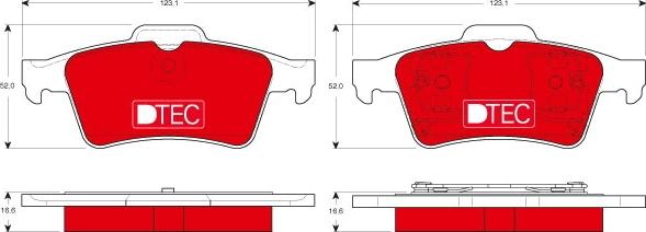 TRW GDB1469DTE - Brake Pad Set, disc brake onlydrive.pro