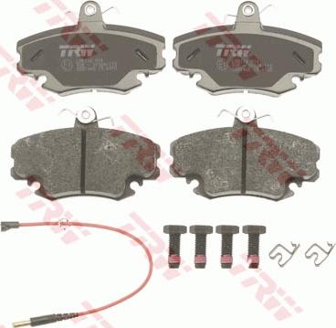 TRW GDB1465 - Brake Pad Set, disc brake onlydrive.pro