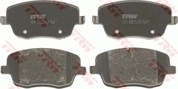 TRW GDB1414 - Brake Pad Set, disc brake onlydrive.pro