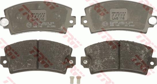 TRW GDB148 - Brake Pad Set, disc brake onlydrive.pro