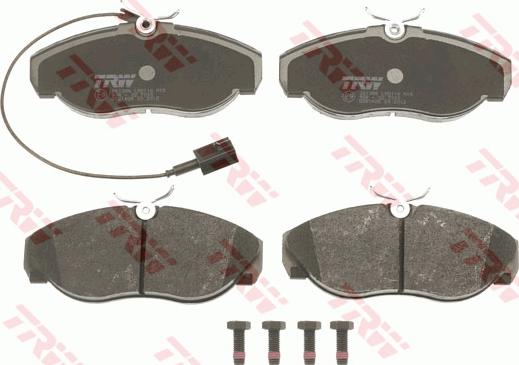 TRW GDB1425 - Brake Pad Set, disc brake onlydrive.pro