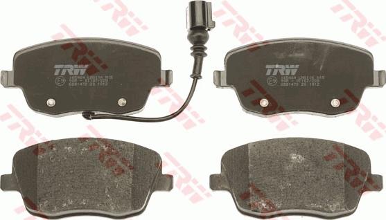 TRW GDB1472 - Brake Pad Set, disc brake onlydrive.pro