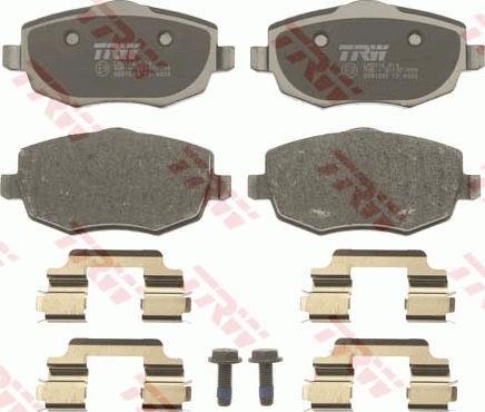 TRW GDB1593 - Brake Pad Set, disc brake onlydrive.pro