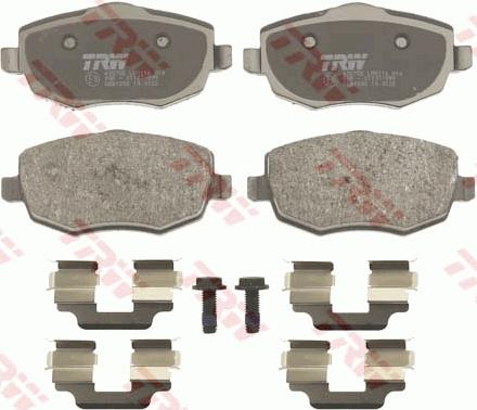 TRW GDB1592 - Brake Pad Set, disc brake onlydrive.pro