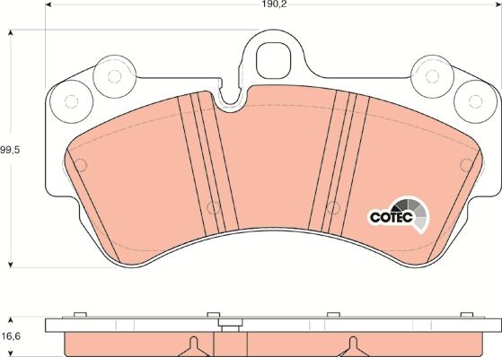 TRW GDB1547 - Brake Pad Set, disc brake onlydrive.pro