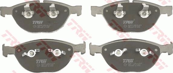 TRW GDB1558 - Brake Pad Set, disc brake onlydrive.pro