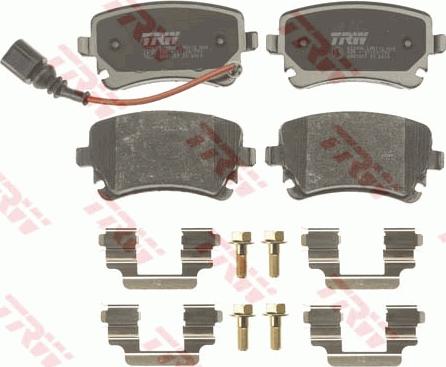 TRW GDB1557 - Brake Pad Set, disc brake onlydrive.pro