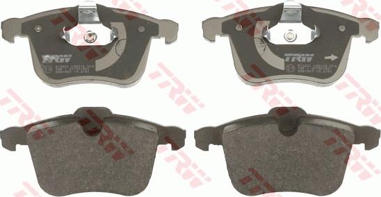 TRW GDB1567 - Brake Pad Set, disc brake onlydrive.pro