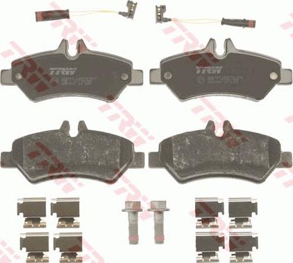 TRW GDB1697 - Brake Pad Set, disc brake onlydrive.pro