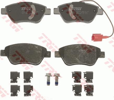 TRW GDB1654 - Brake Pad Set, disc brake onlydrive.pro