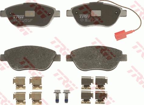 TRW GDB1655 - Brake Pad Set, disc brake onlydrive.pro