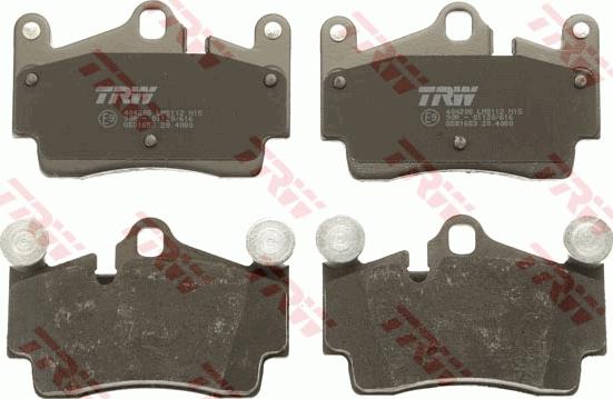 TRW GDB1653 - Brake Pad Set, disc brake onlydrive.pro