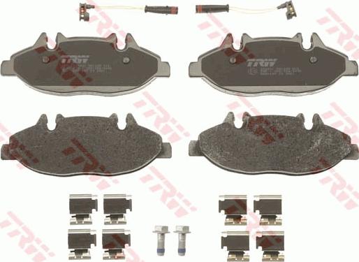 TRW GDB1600 - Brake Pad Set, disc brake onlydrive.pro