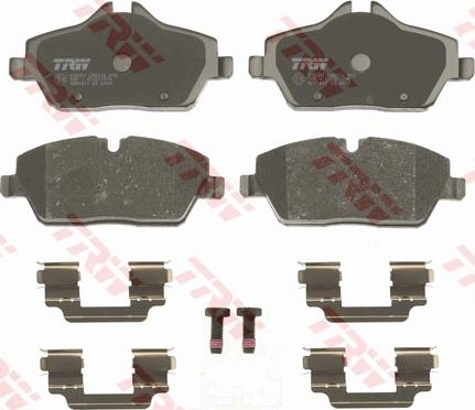 TRW GDB1611 - Brake Pad Set, disc brake onlydrive.pro