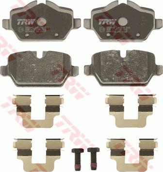 TRW GDB1612 - Brake Pad Set, disc brake onlydrive.pro