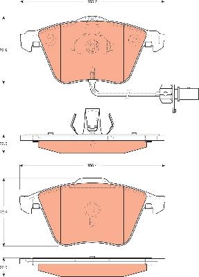 TRW GDB1689 - Brake Pad Set, disc brake onlydrive.pro