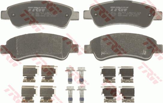 TRW GDB1682 - Brake Pad Set, disc brake onlydrive.pro