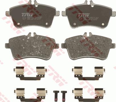 TRW GDB1628 - Brake Pad Set, disc brake onlydrive.pro