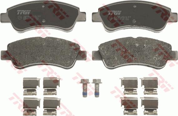TRW GDB1677 - Brake Pad Set, disc brake onlydrive.pro