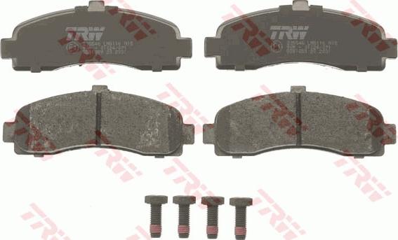 TRW GDB1059 - Brake Pad Set, disc brake onlydrive.pro